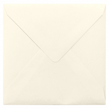 Elégante enveloppe blanche carrée - Mariage